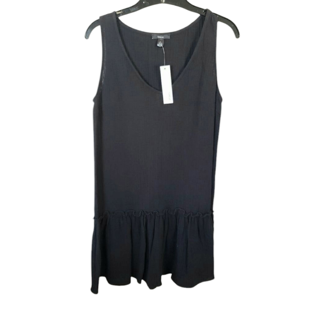 NWT Drew Black Gauze Dress Size XS